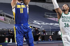 易游体育赛事中心-步行者擒狼队，萨博尼斯助攻助队连胜